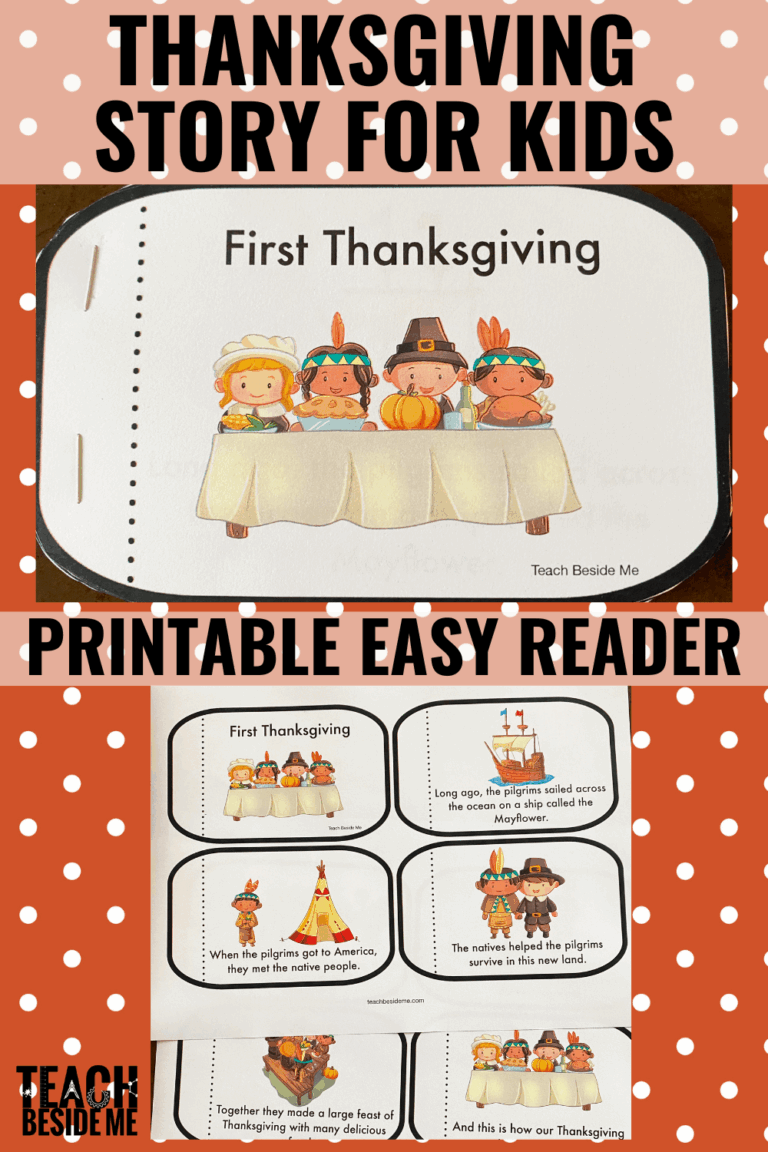Printable Story Of Thanksgiving For Kids Teach Beside Me