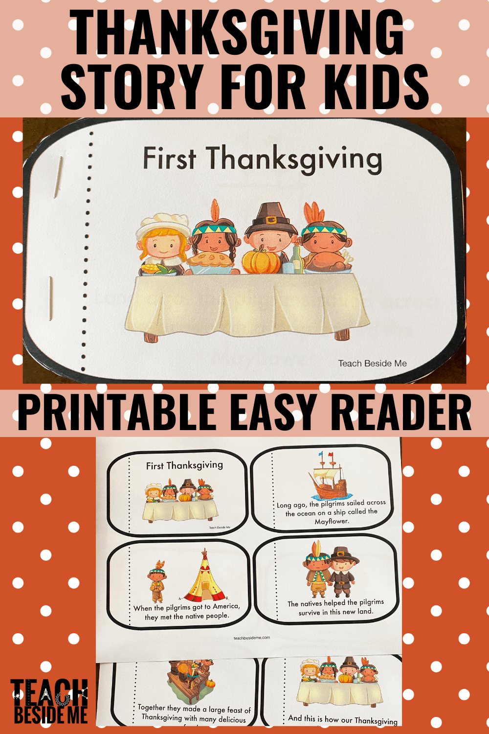 Printable Story Of Thanksgiving For Kids Teach Beside Me