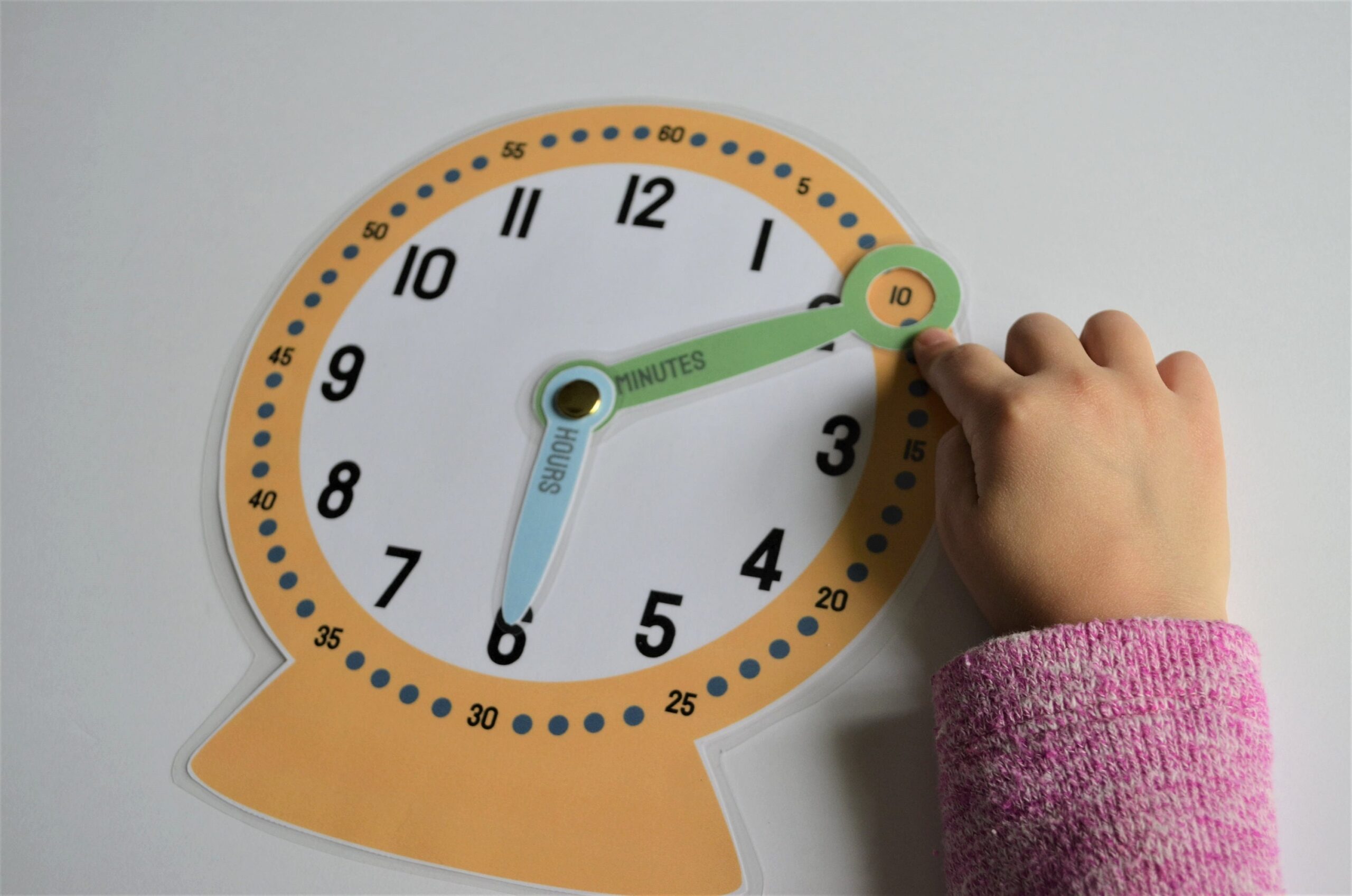 Printable Student Clock with Easy Minute Hand Etsy Printable Student Clock with Easy Minute Hand Etsy