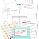 Printable Student Planner 46 Pages Sarah Titus