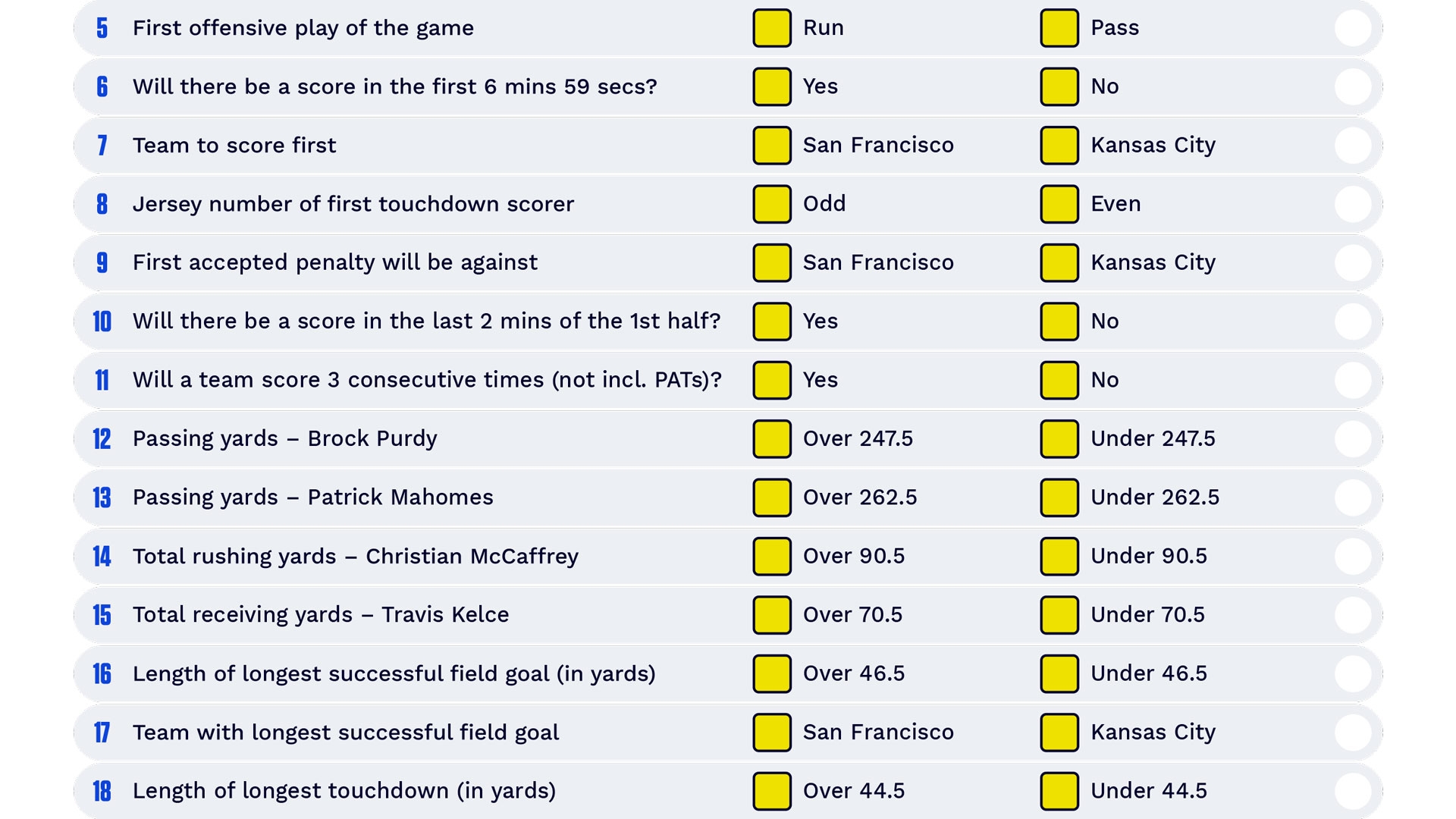 Printable Super Bowl Prop Sheet PDF How To Get The Party Started In 2024 Syracuse