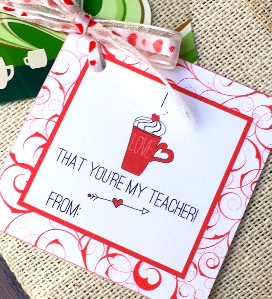 valentines day cards printable to teacher