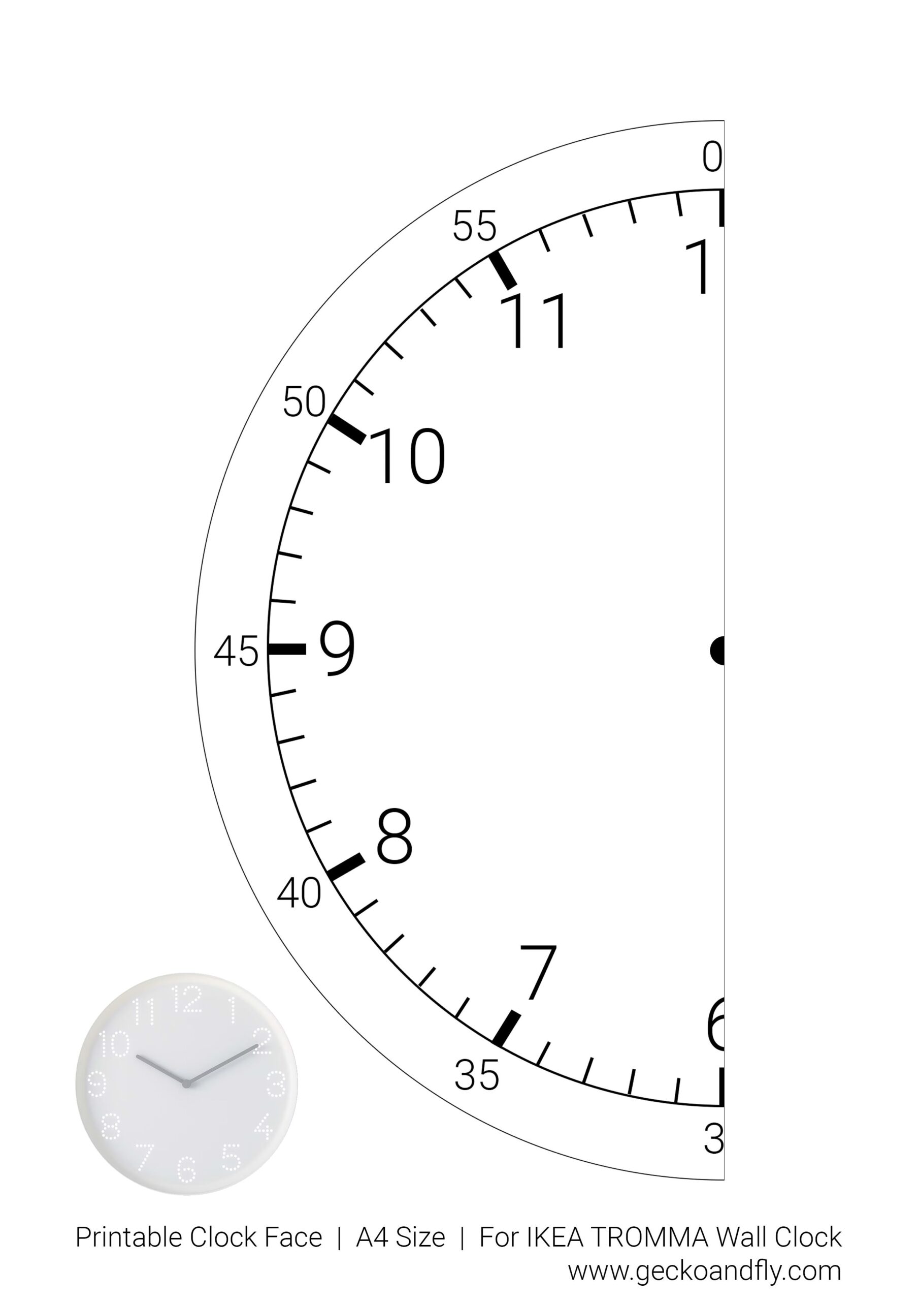 Printable Telling Time Worksheets And IKEA TROMMA Clock Face Template Printable Telling Time Worksheets And IKEA TROMMA Clock Face Template