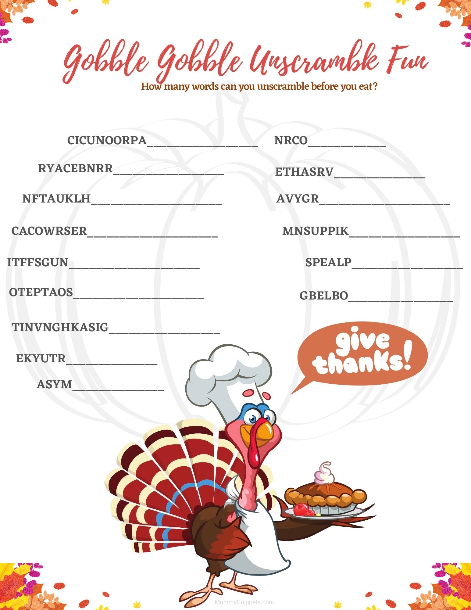 thanksgiving printable games for adults thanksgiving printable games for adults