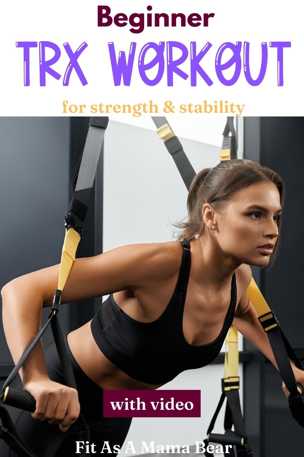 Printable TRX Beginner Workout Plan With PDF 