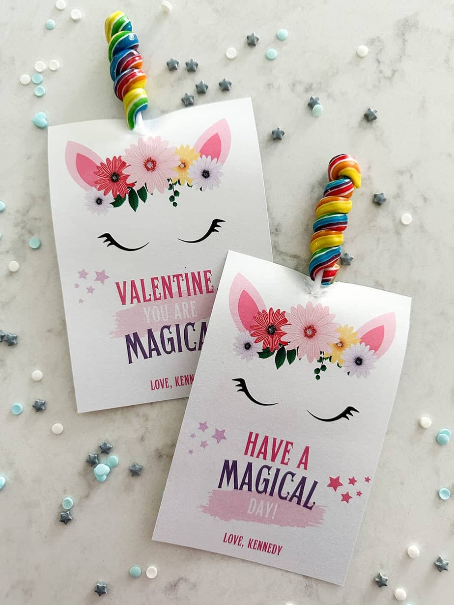Printable Unicorn Template For Valentine s Alex Marie Jordan