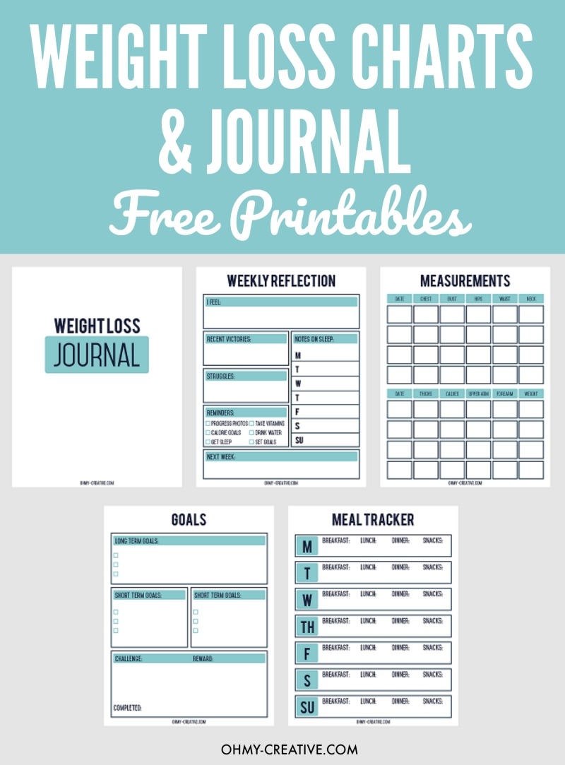 weight loss chart printable