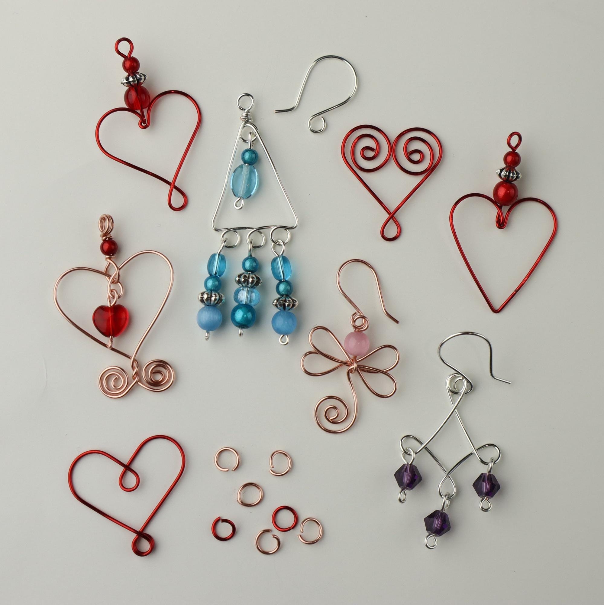 Printable Wire Jig Templates Dragonfly Heart U0026 Chandelier 