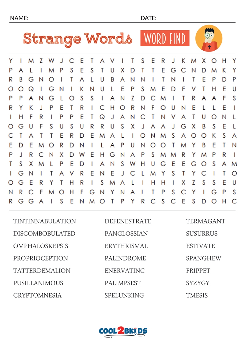 printable wordsearch for adults