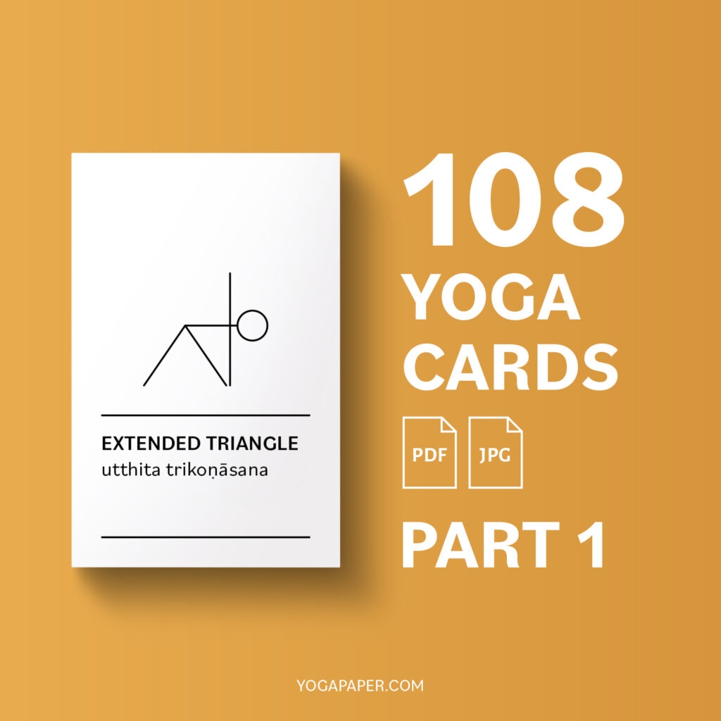 Printable Yoga Cards With Stick Figures Yoga Paper Printable Yoga Cards With Stick Figures Yoga Paper