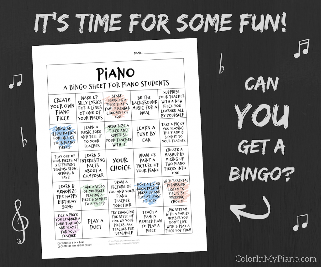 Printables Color In My Piano
