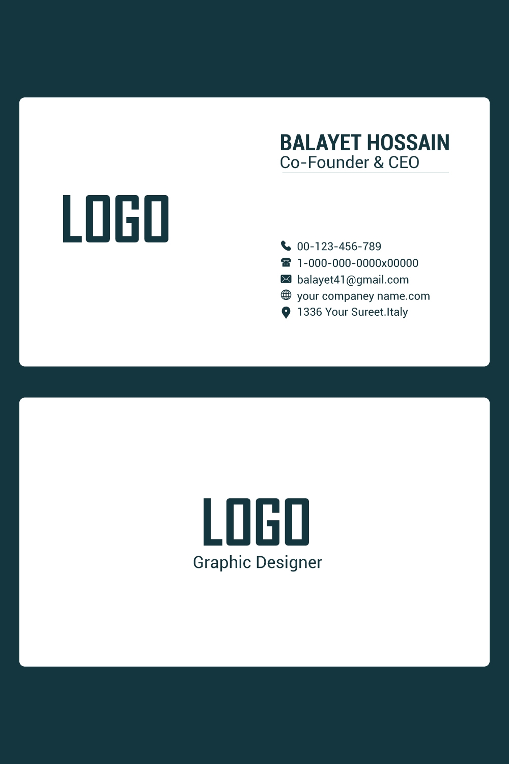 Professional Business Cards Templates Editable Business Card Minimalist Business Cards Printable Business Card Modern Business Card