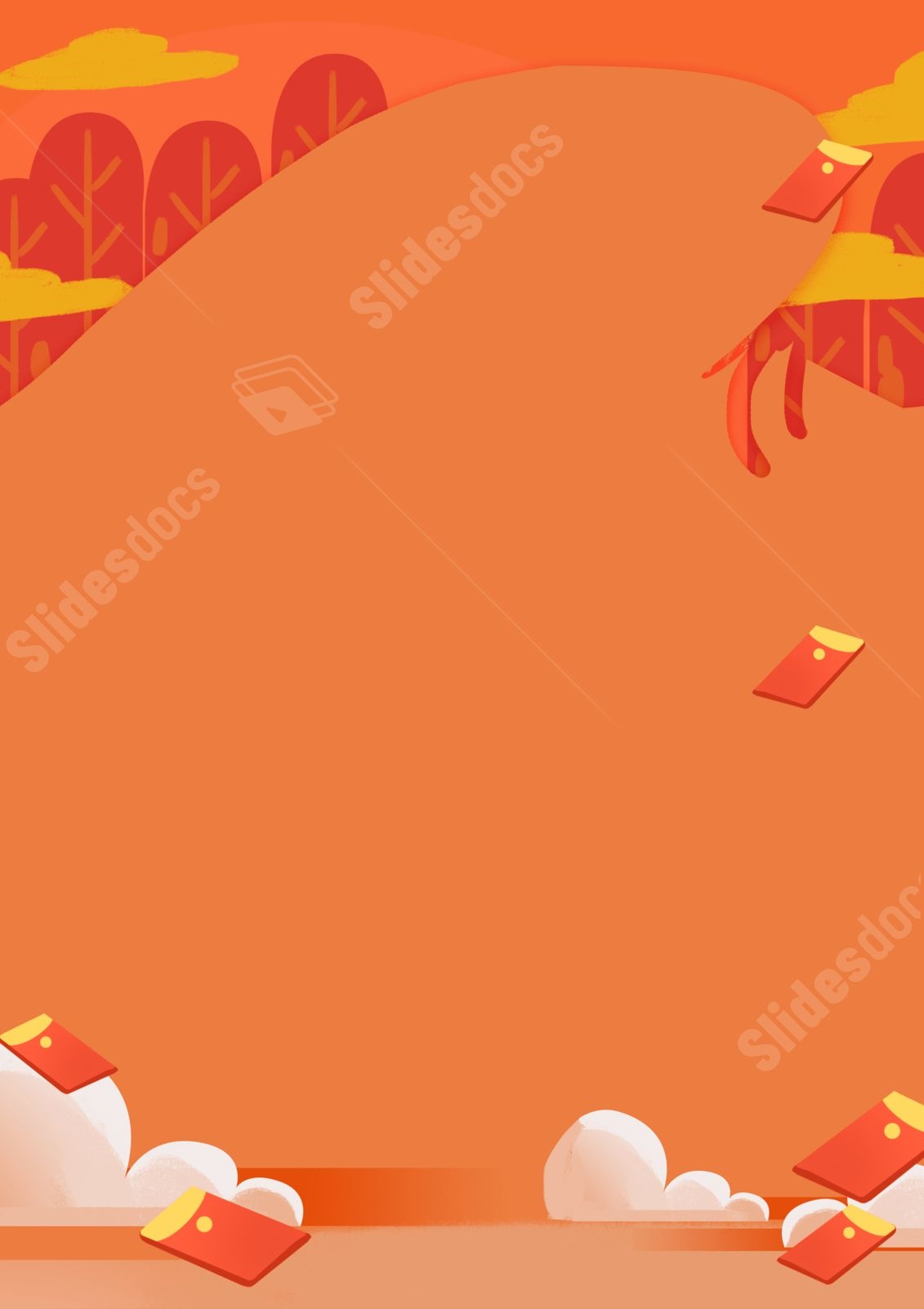 Promotional Red Envelope Page Border And Printable Background In Promotional Red Envelope Page Border And Printable Background In