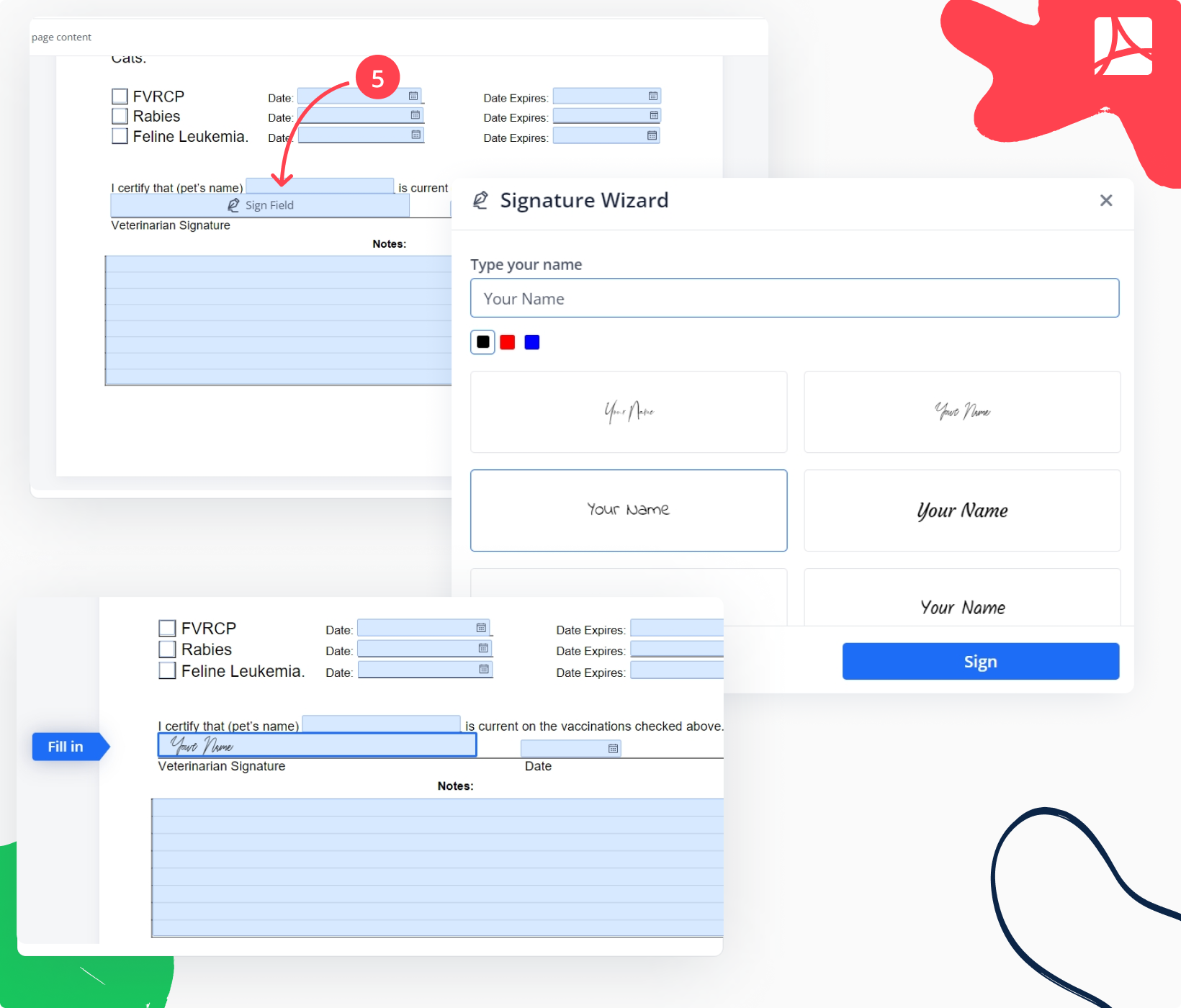 Proof Of Vaccination Form PDF Template PDFLiner