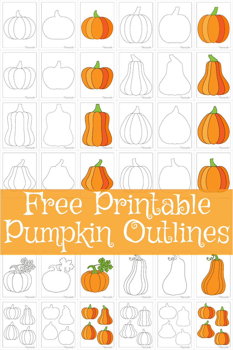Pumpkin Template Printable Outlines U0026 Patterns For Crafts