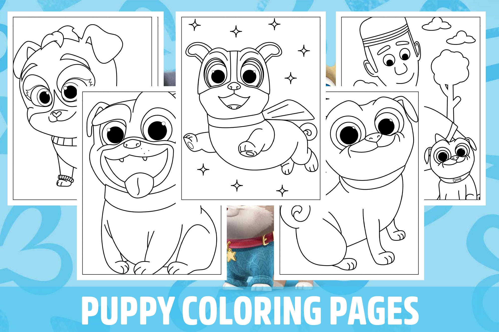 puppy dog pals coloring pages printable