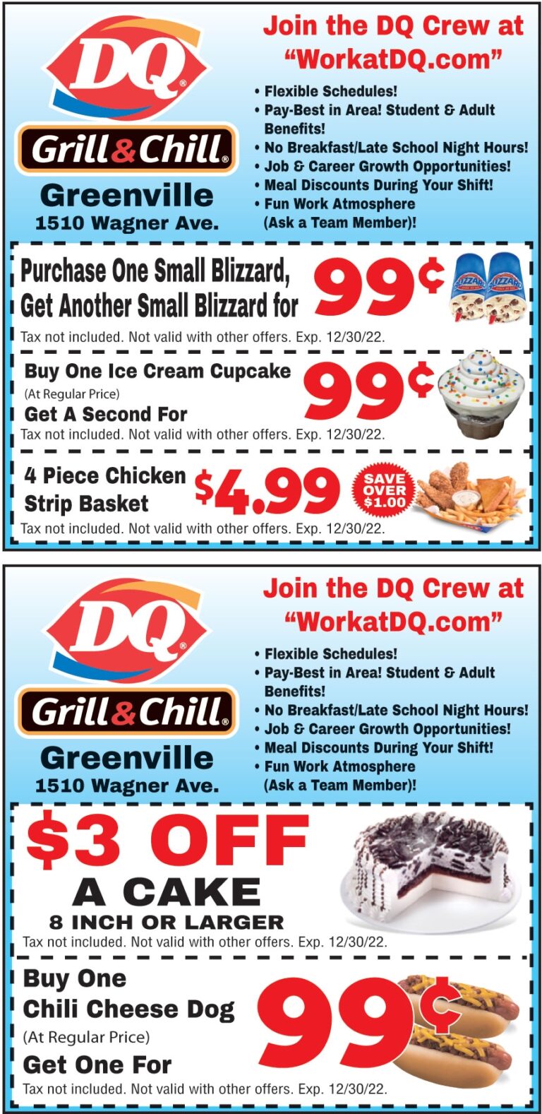 PURCHASE ONE SMALL BLIZZARD GET ANOTHER SMALL BLIZZARD FOR 99 Online Printable Coupons USA Local Free Printable Shopping Coupons