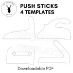Push Sticks Printable Templates 4 Designs