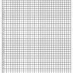 Quarter Inch Graph Paper With Line Numbers