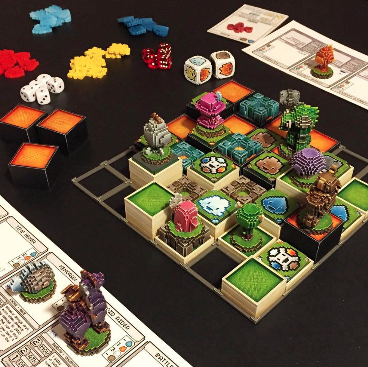 QUBLAR 3D Printed Board Game Qublar
