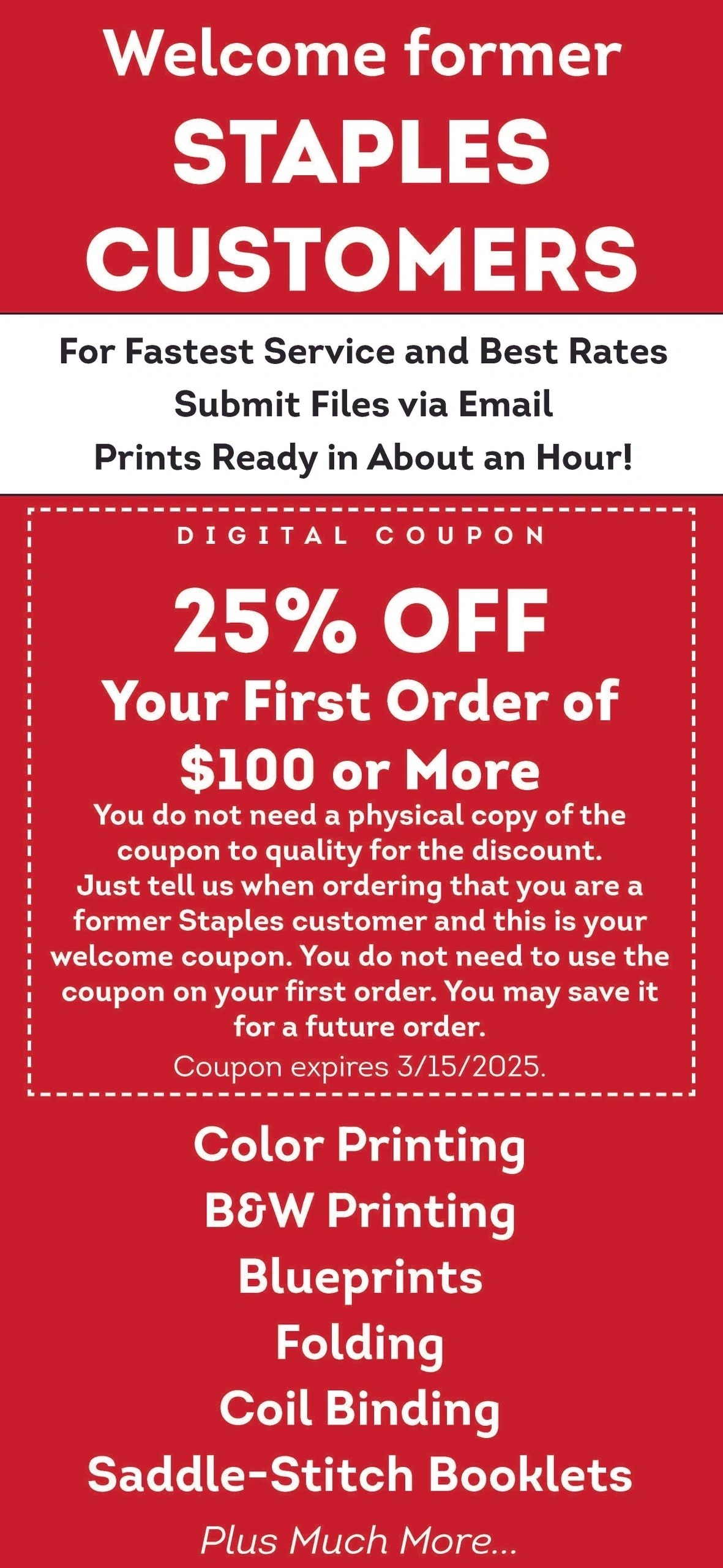Quick Printing Services Mr Copy