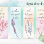 Quote Printable Bookmark Set Download And Print Bookmarks Watercolor Bookmarks Printable Bookmarks With Quotes About Reading Etsy