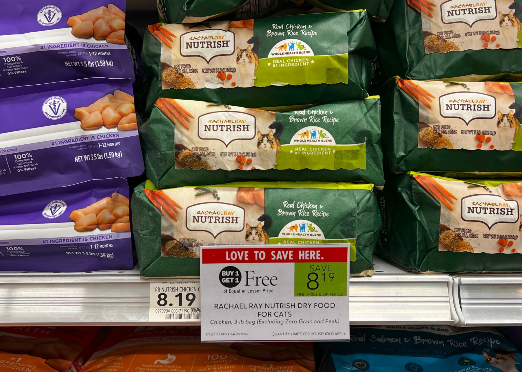 Rachael Ray Nutrish Dry Food For Cats As Low As 3 10 At Publix 