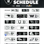 Raiders 2025 Schedule Las Vegas Raiders Raiders