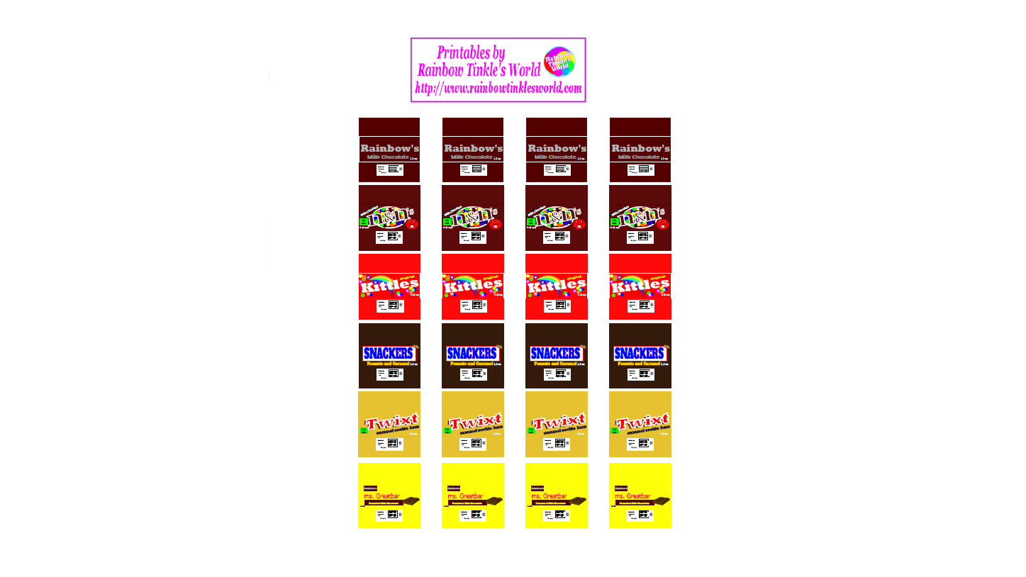 Rainbow Tinkle s World March 2018
