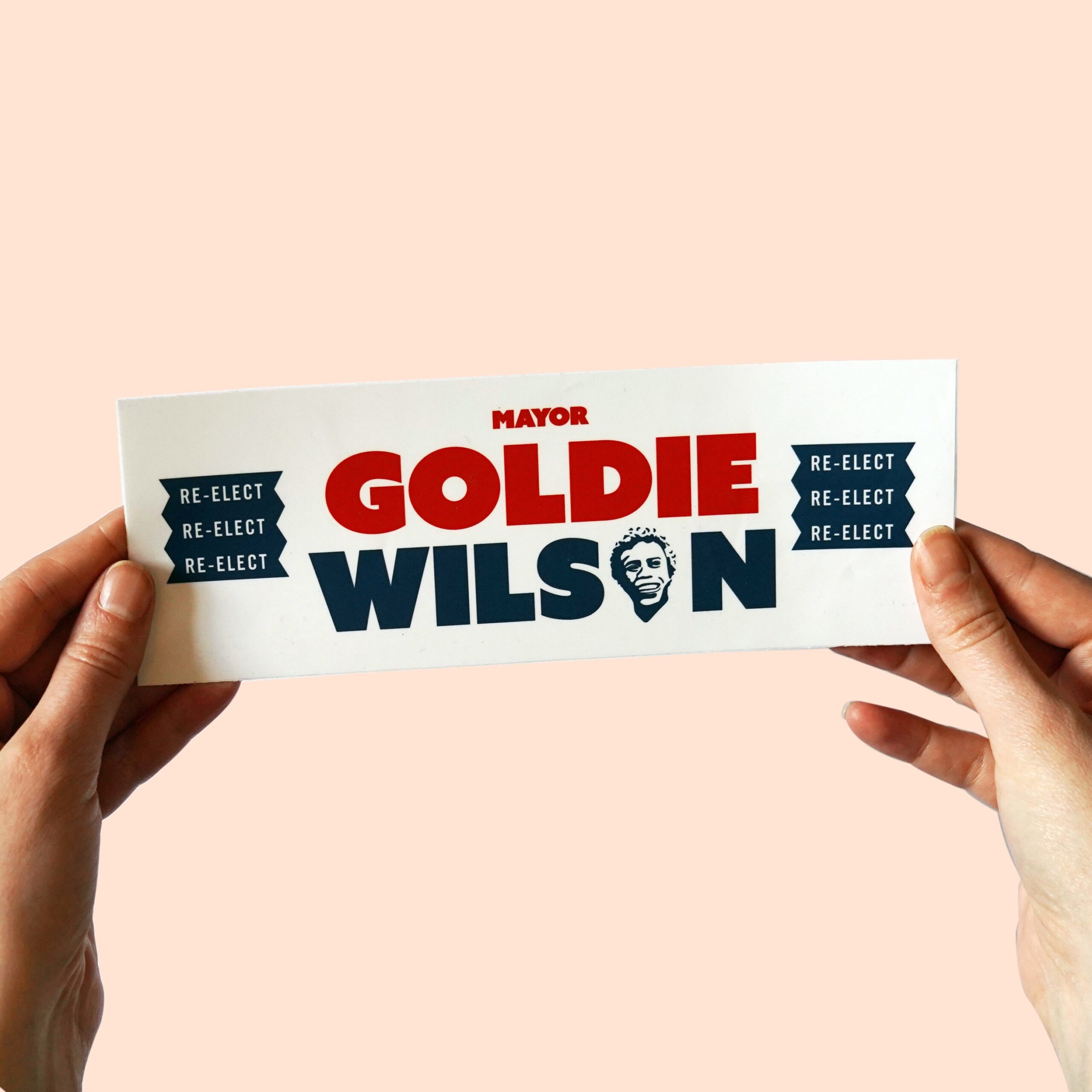 printable elect goldie wilson poster