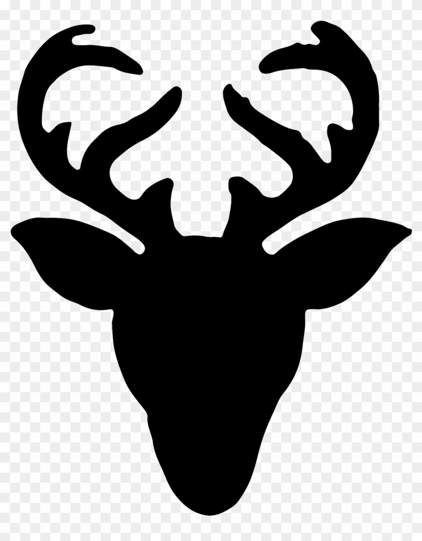 Reindeer Sign Reindeer Silhouette Silhouettes And Reindeer Head Silhouette Template Free Transparent PNG Clipart Images Download