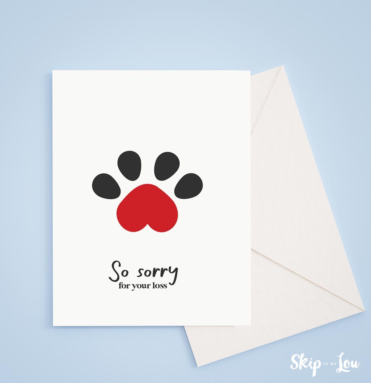 printable sympathy card for loss of dog