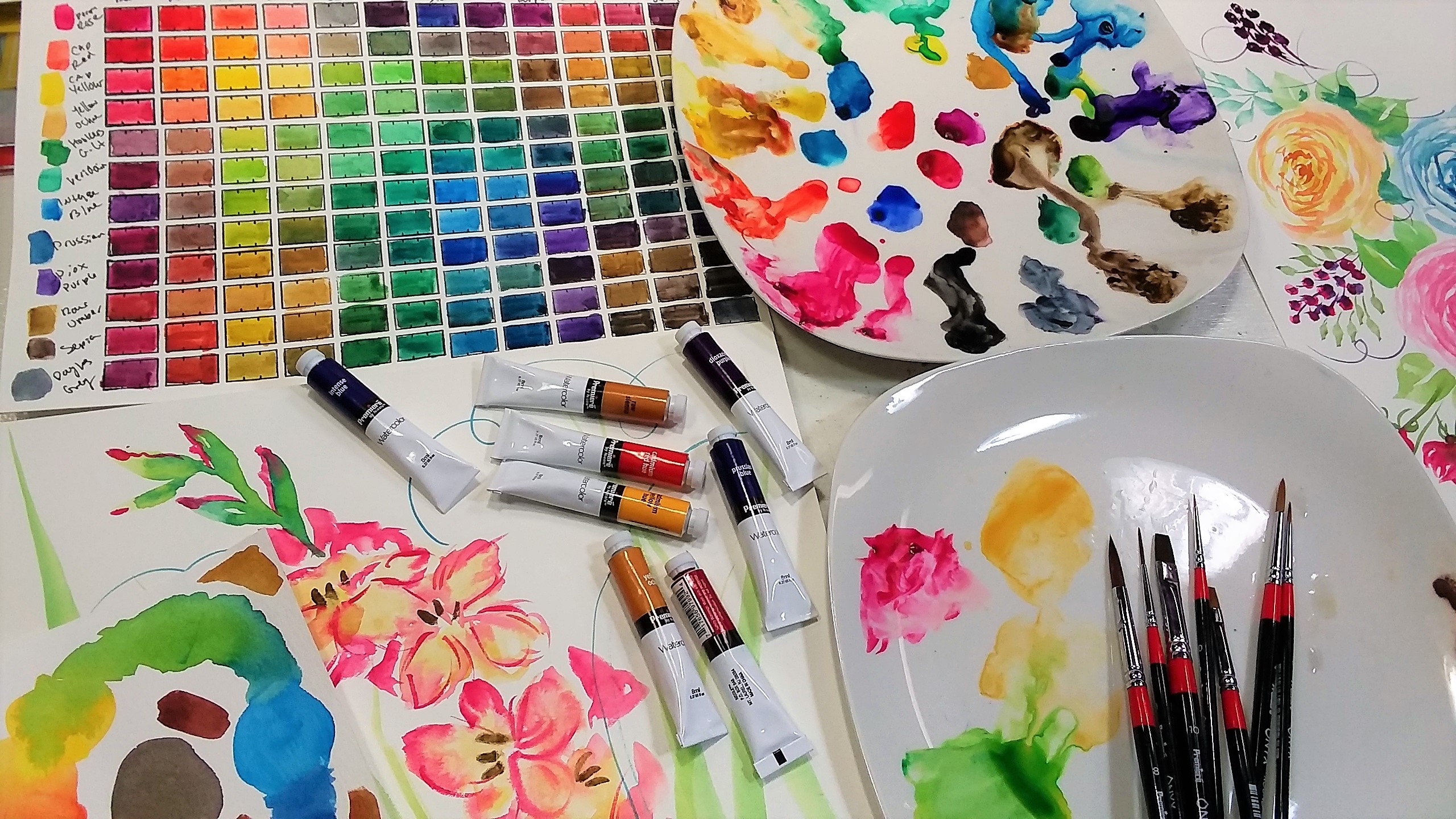 Review NEW Premier By Nicole Watercolors From AC Moore The Frugal Crafter Blog