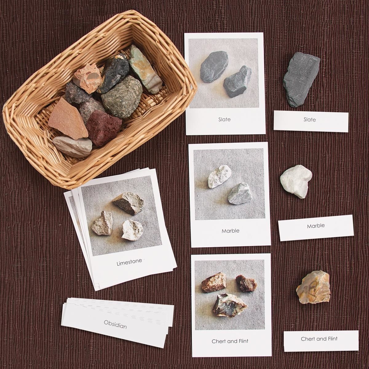 Rocks With Matching Cards