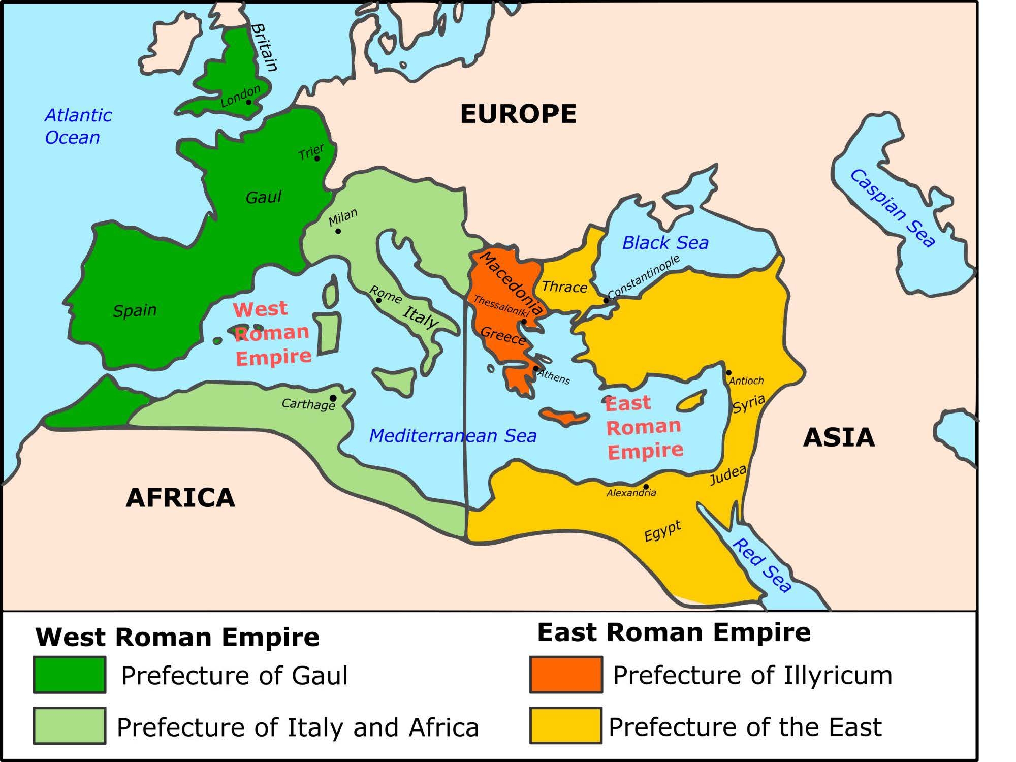 printable map of roman empire