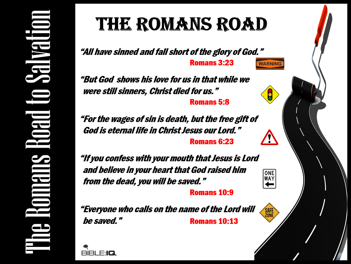 Romans Road To Salvation Kjv Printable Roman Road To Salvation 