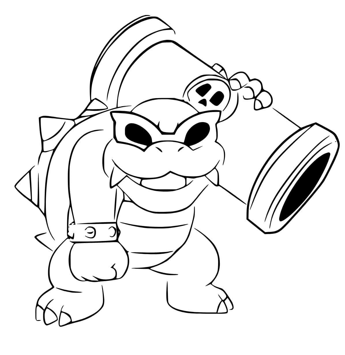 Roy Koopa From Koopalings Coloring Page Download Print Or Color Online For Free