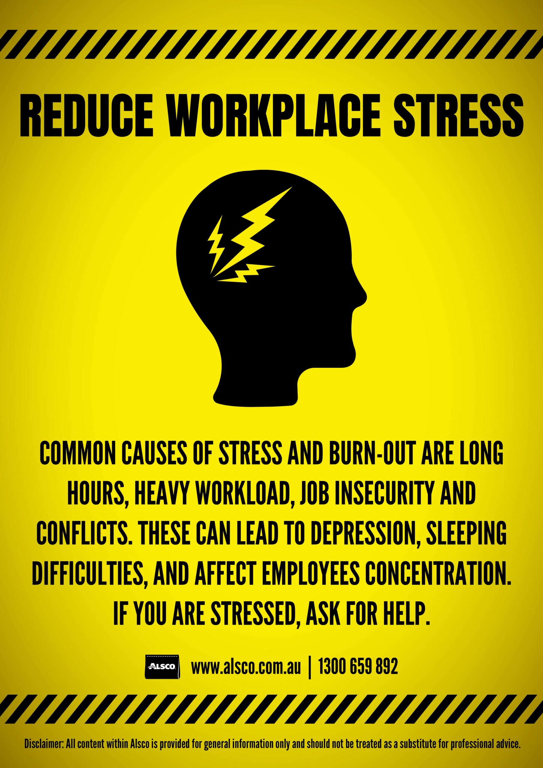 Safety Awareness Posters Free Workplace Posters Alsco First Aid