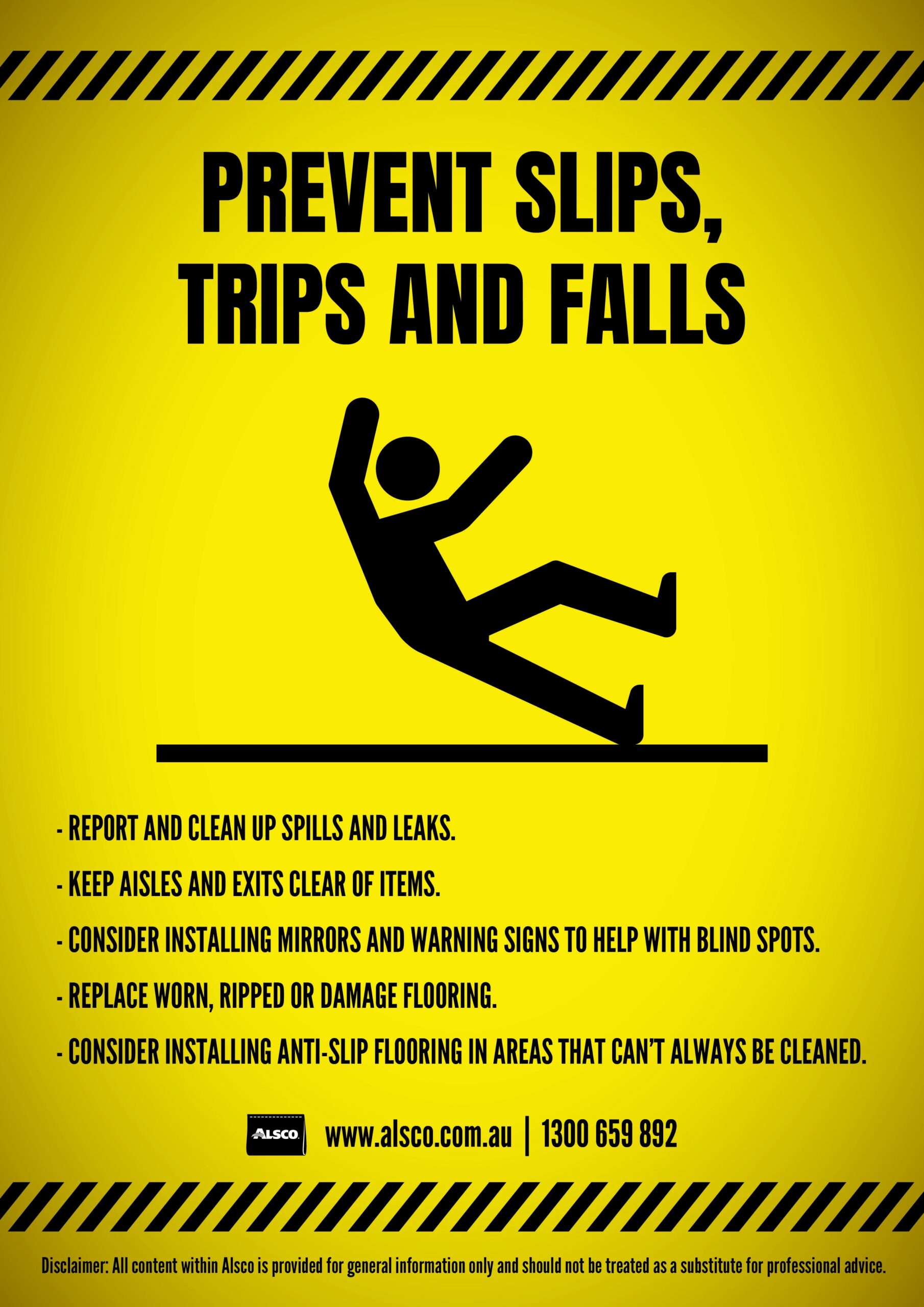 Safety Awareness Posters Free Workplace Posters Alsco First Aid