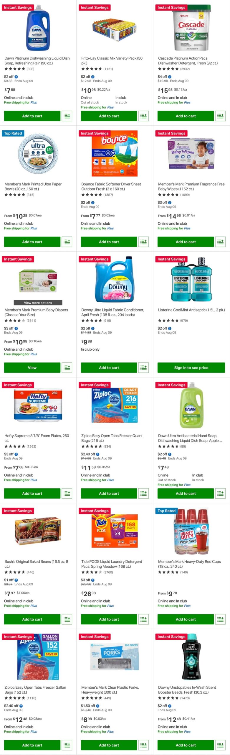 Sam s Club Instant Savings Book Sales And Deals