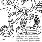 Samson And Delilah Coloring Pages