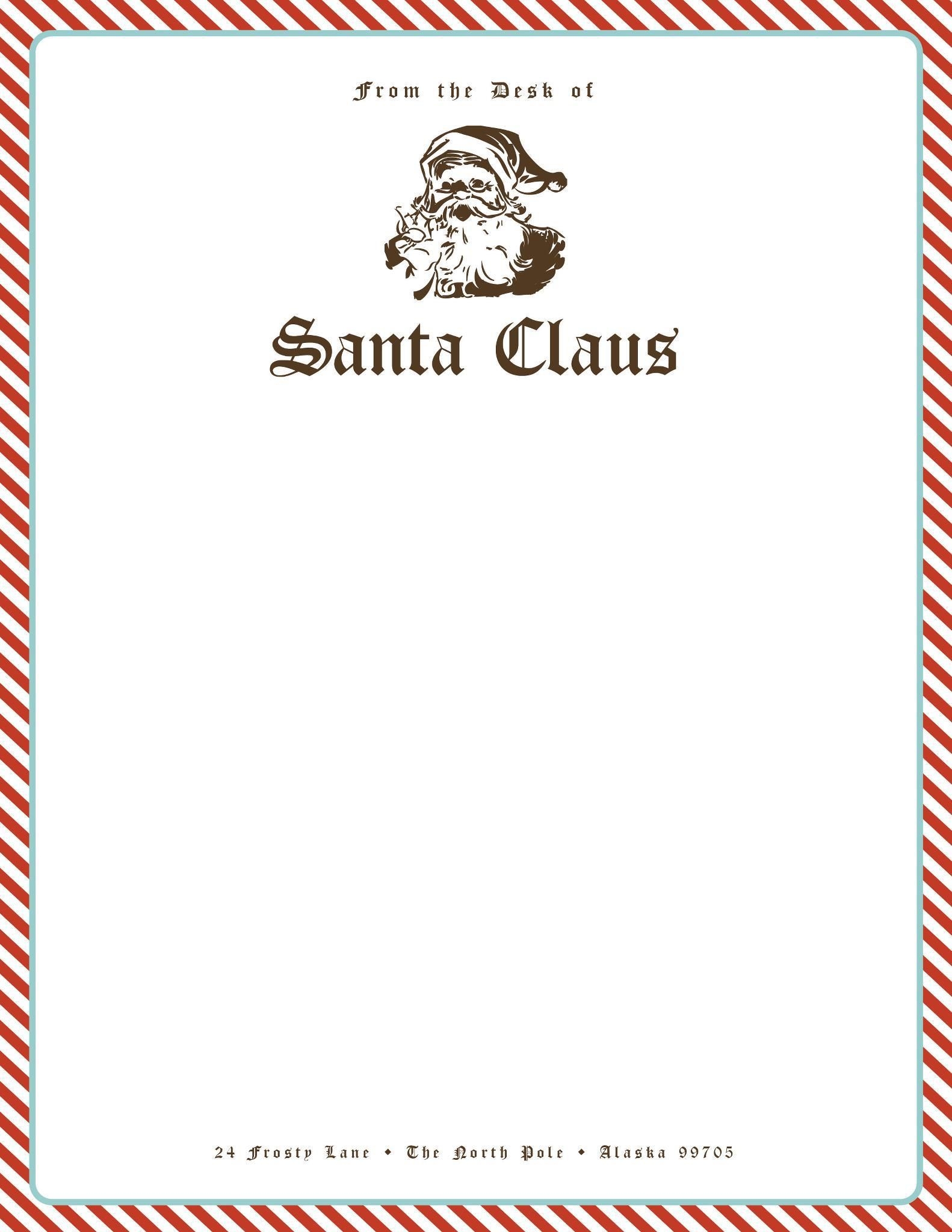 Santa Claus Letter