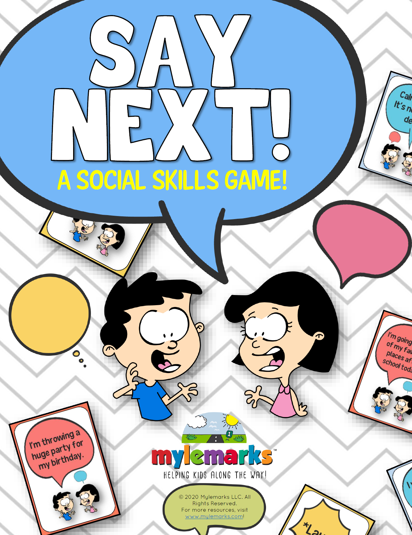 Say Next A Social Skills Game Printable  Say Next A Social Skills Game Printable