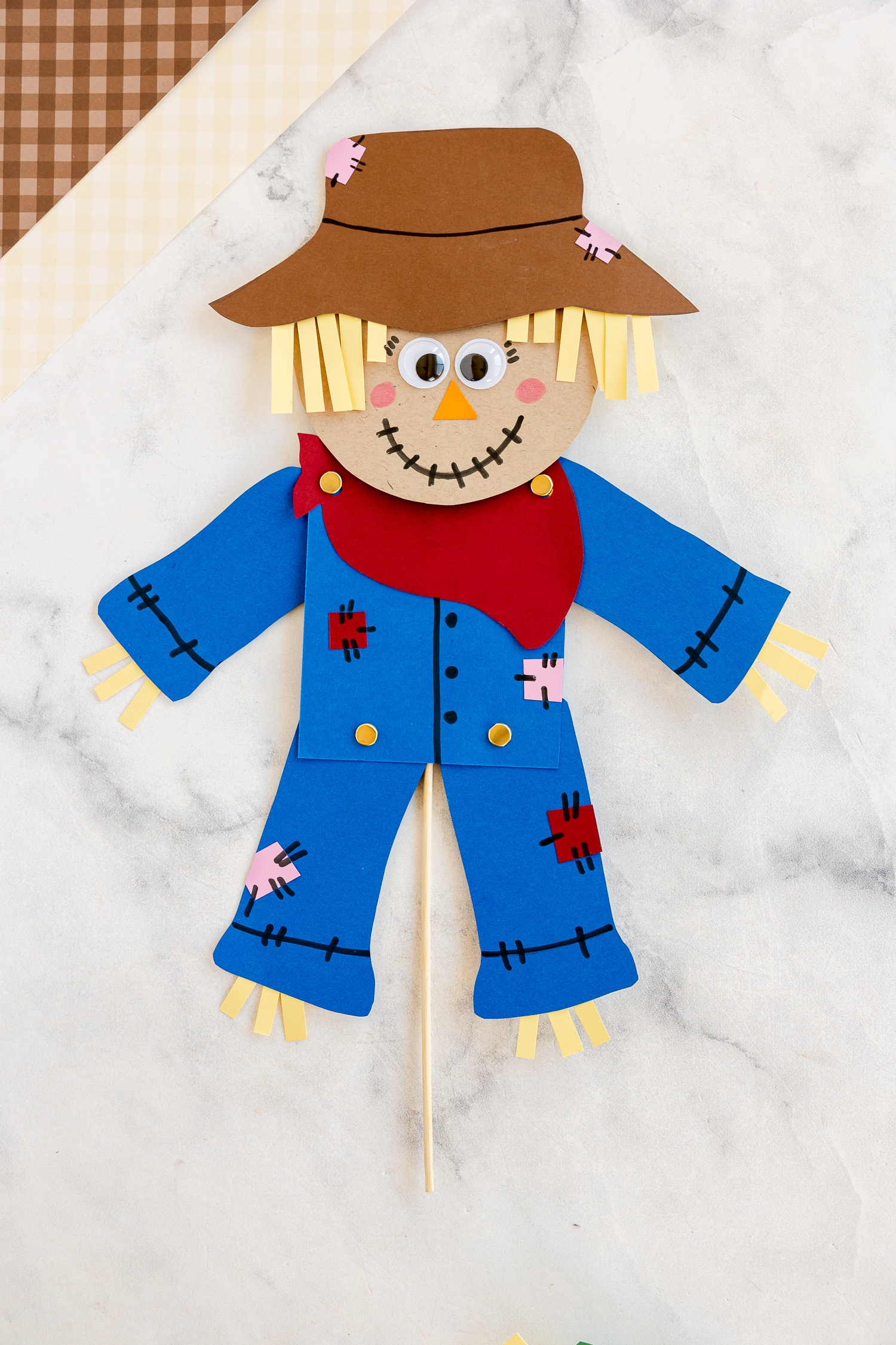 printable scarecrow hat pattern