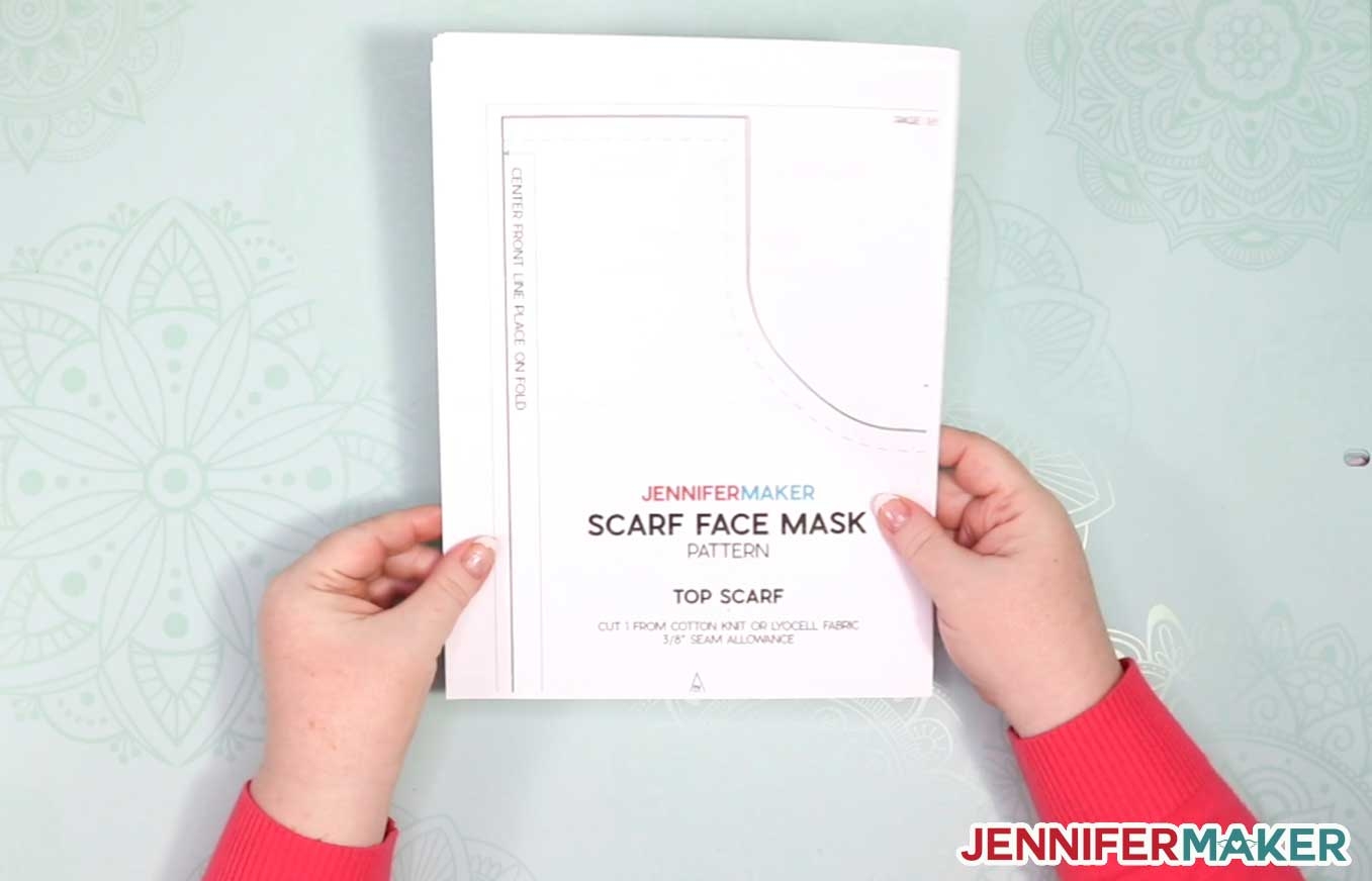 Scarf Face Mask Pattern Pretty U0026 Stylish Jennifer Maker