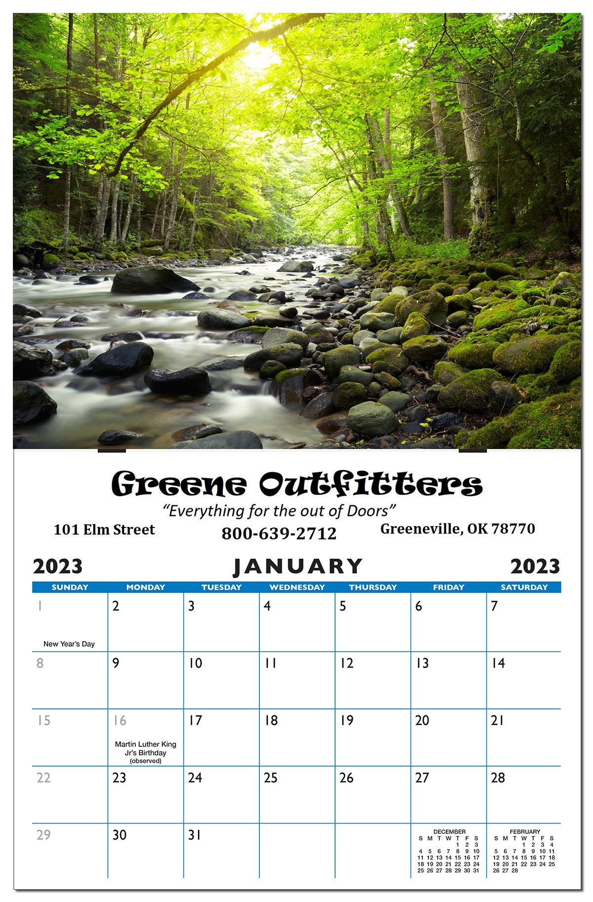 Scenic America Wall Calendar Branded Calendars Calendar Company