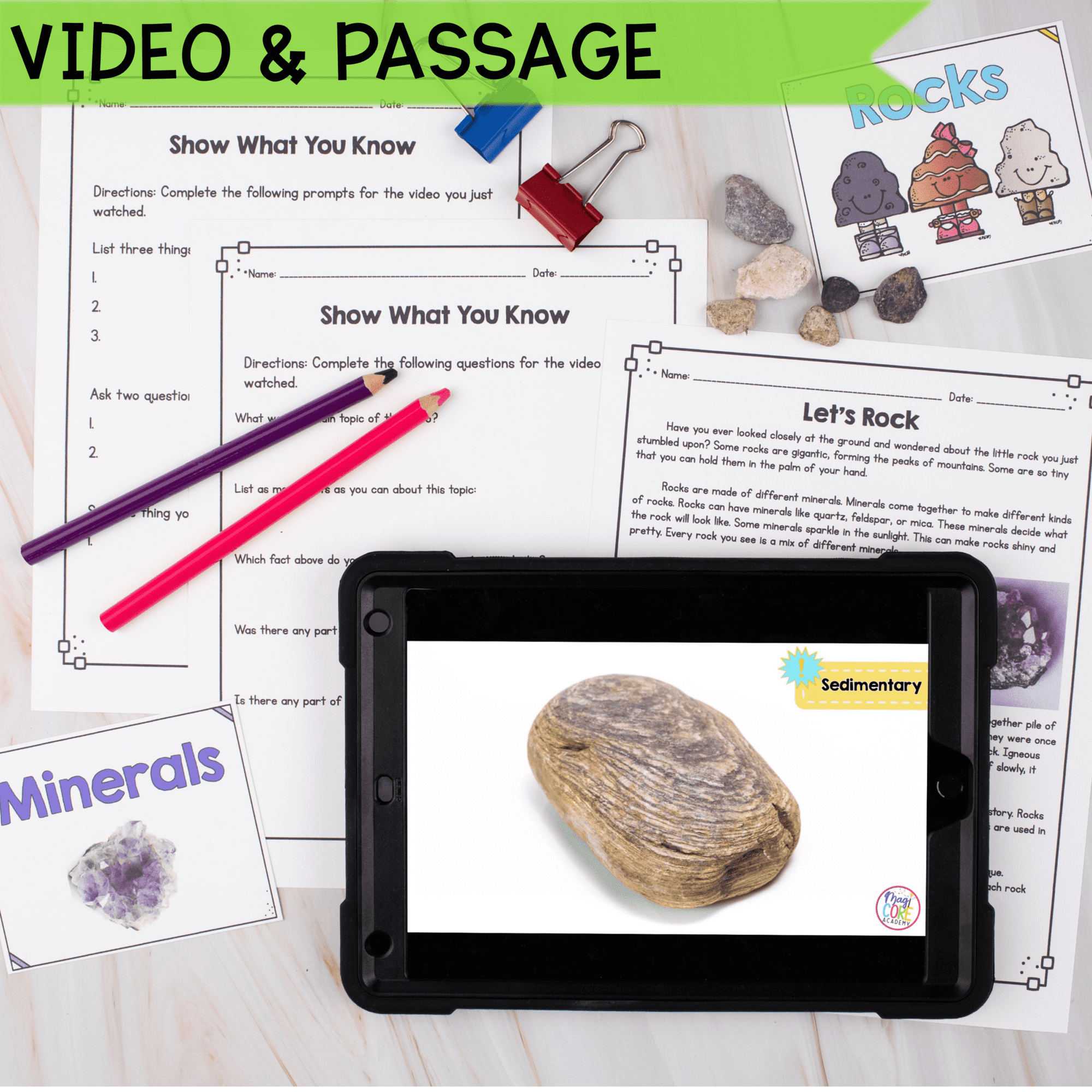 Science Rocks And Minerals 1st U0026 2nd Grade MagiCore