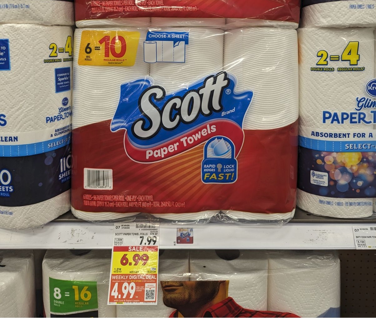 Scott Paper Towels For Only 4 99 At Kroger IHeartKroger