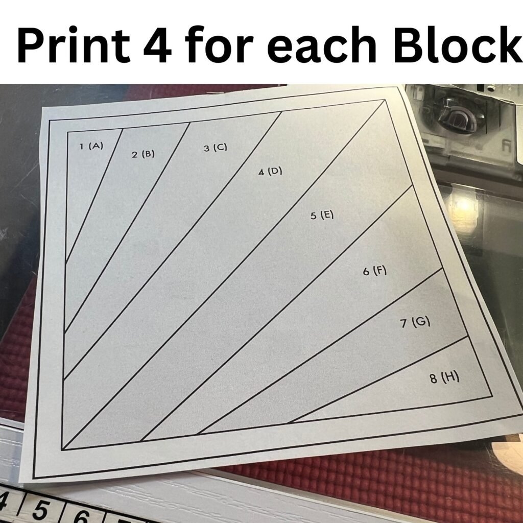 Scrap Burst Quilt Block FREE Foundation Paper Piecing Pattern Scrap Burst Quilt Block FREE Foundation Paper Piecing Pattern