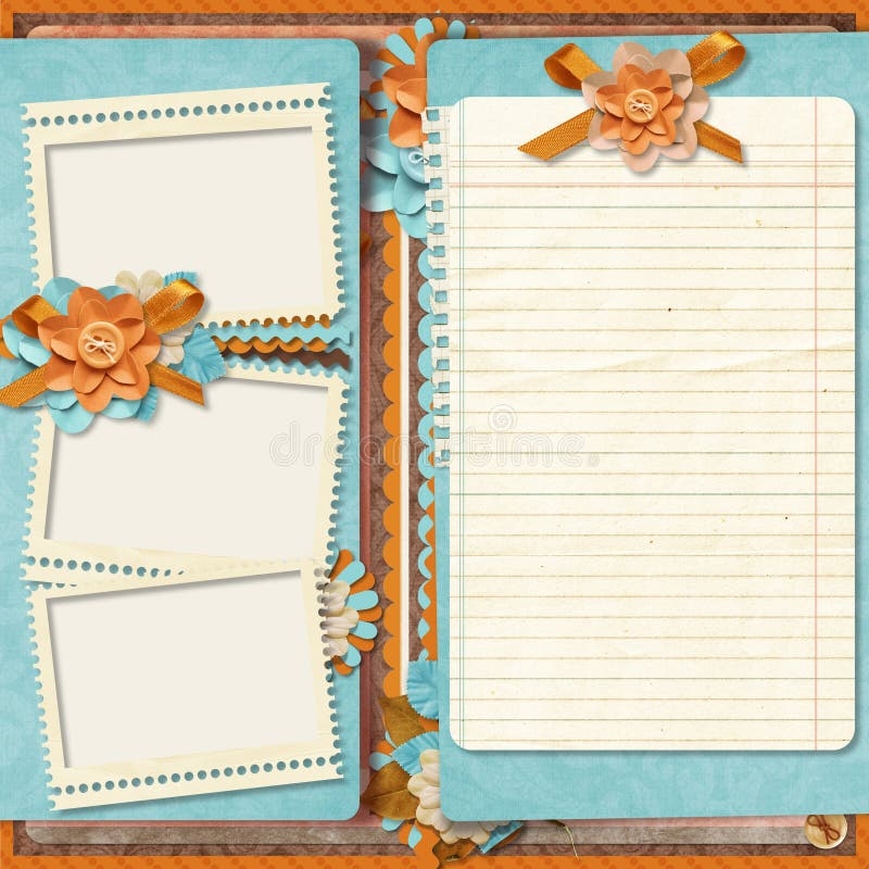 Scrapbook Templates Stock Illustrations 7 160 Scrapbook 